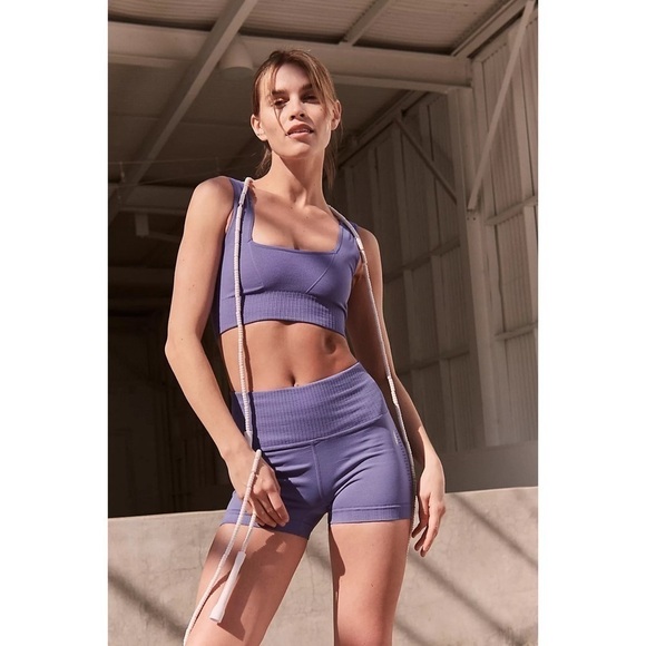 Free People FP Movement Good Karma Running Shorts Purple Size XS/S - Picture 4 of 11